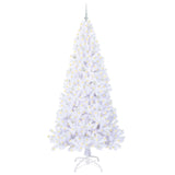Albero di Natale artificiale Bianco 240 cm PVC e Acciaio