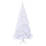 Albero di Natale artificiale Bianco 240 cm PVC e Acciaio