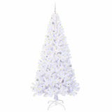 Albero di Natale artificiale Bianco 240 cm PVC e Acciaio