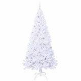 Albero di Natale artificiale Bianco 240 cm PVC e Acciaio
