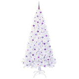 Albero di Natale artificiale Bianco 240 cm PVC e Acciaio