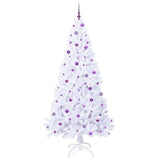 Albero di Natale artificiale Bianco 240 cm PVC e Acciaio