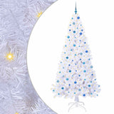 Albero di Natale artificiale Bianco 240 cm PVC e Acciaio