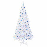 Albero di Natale artificiale Bianco 240 cm PVC e Acciaio