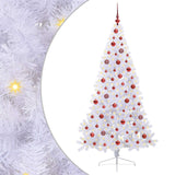 Albero di Natale artificiale Bianco 180 cm PVC e Acciaio