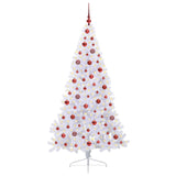 Albero di Natale artificiale Bianco 180 cm PVC e Acciaio