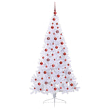 Albero di Natale artificiale Bianco 180 cm PVC e Acciaio