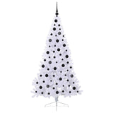 Albero di Natale artificiale Bianco 180 cm PVC e Acciaio