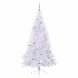 Albero di Natale artificiale Bianco 180 cm PVC e Acciaio