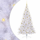 Albero di Natale artificiale Bianco 180 cm PVC e Acciaio
