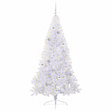 Albero di Natale artificiale Bianco 180 cm PVC e Acciaio