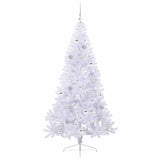 Albero di Natale artificiale Bianco 180 cm PVC e Acciaio