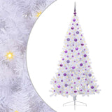 Albero di Natale artificiale Bianco 180 cm PVC e Acciaio