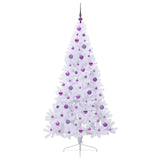 Albero di Natale artificiale Bianco 180 cm PVC e Acciaio
