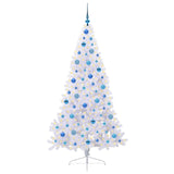 Albero di Natale artificiale Bianco 180 cm PVC e Acciaio