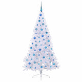 Albero di Natale artificiale Bianco 180 cm PVC e Acciaio