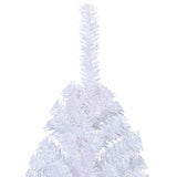 Albero di Natale artificiale Bianco 240 cm PVC e Acciaio
