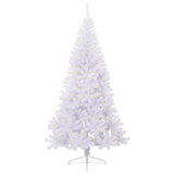 Albero di Natale artificiale Bianco 240 cm PVC e Acciaio
