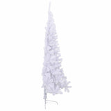 Albero di Natale artificiale Bianco 240 cm PVC e Acciaio