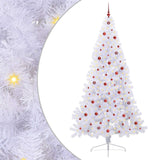Albero di Natale artificiale Bianco 240 cm PVC e Acciaio