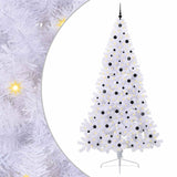 Albero di Natale artificiale Bianco 240 cm PVC e Acciaio