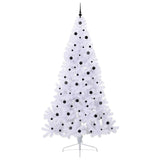 Albero di Natale artificiale Bianco 240 cm PVC e Acciaio