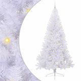 Albero di Natale artificiale Bianco 240 cm PVC e Acciaio