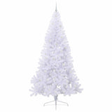 Albero di Natale artificiale Bianco 240 cm PVC e Acciaio