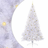 Albero di Natale artificiale Bianco 240 cm PVC e Acciaio