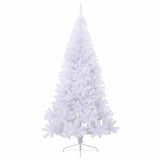 Albero di Natale artificiale Bianco 240 cm PVC e Acciaio