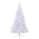 Albero di Natale artificiale Bianco 240 cm PVC e Acciaio