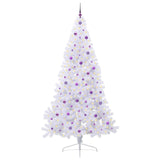 Albero di Natale artificiale Bianco 240 cm PVC e Acciaio
