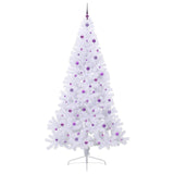 Albero di Natale artificiale Bianco 240 cm PVC e Acciaio