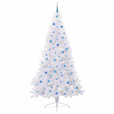 Albero di Natale artificiale Bianco 240 cm PVC e Acciaio