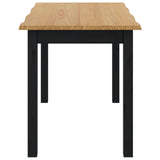 VidaXL Tavolo da pranzo EKAI Nero 112 x 70 x 76,5 cm