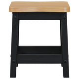 VidaXL Sgabello da bar EKAI 2 pcs Nero 40 x 29 x 45,5 cm