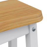 VidaXL Sgabello da bar EKAI 2 pcs Bianco 40 x 29 x 45,5 cm