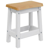 VidaXL Sgabello da bar EKAI 2 pcs Bianco 40 x 29 x 45,5 cm