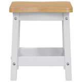VidaXL Sgabello da bar EKAI 2 pcs Bianco 40 x 29 x 45,5 cm