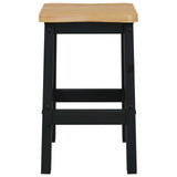 VidaXL Sgabello da Bar Alto EKAI 2 pcs Nero 40 x 29 x 63 cm