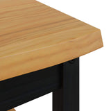 VidaXL Tavolino da salotto EKAI Nero 100 x 60 x 45,5 cm