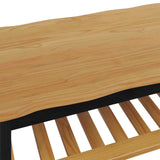 VidaXL Tavolino da salotto EKAI Nero 100 x 60 x 45,5 cm