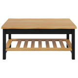 VidaXL Tavolino da salotto EKAI Nero 100 x 60 x 45,5 cm