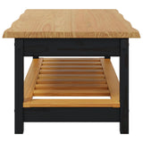 VidaXL Tavolino da salotto EKAI Nero 100 x 60 x 45,5 cm