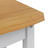 VidaXL Tavolino da salotto EKAI Bianco 100 x 60 x 45,5 cm