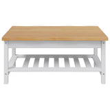 VidaXL Tavolino da salotto EKAI Bianco 100 x 60 x 45,5 cm