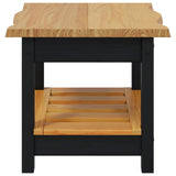 VidaXL Tavolo laterale con lo scaffale EKAI Nero 50 x 50 x 45,5 cm