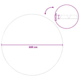 Copertura solare per piscina  600 cm 110 m Rotondo PE