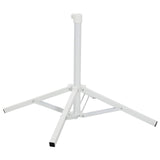 Supporto Parasol Bianco Acciaio per 25-32 mm Palo