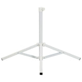 Supporto Parasol Bianco Acciaio per 25-32 mm Palo
